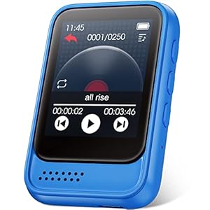 32G MP3 Player Bluetooth 5.0, Ultraleicht HiFi Verlustfreier Ton MP3 Musik Player, mit FM Radio, Built-in Lautsprecher…