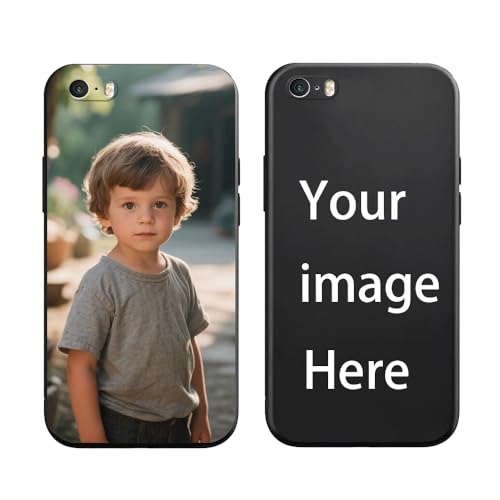 Compatible con iPhone 5/5s/SE Funda Silicona Suave Imagen Personalizada