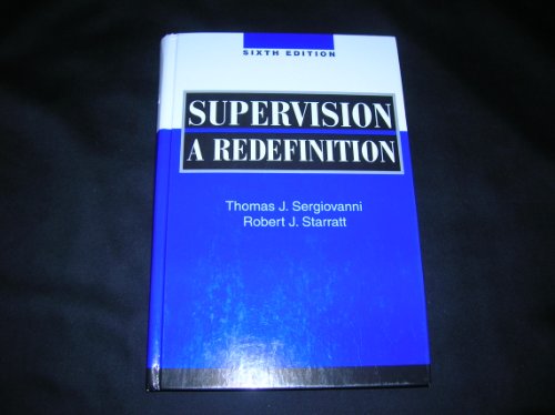Supervision: A Redefinition 0070578915 Book Cover