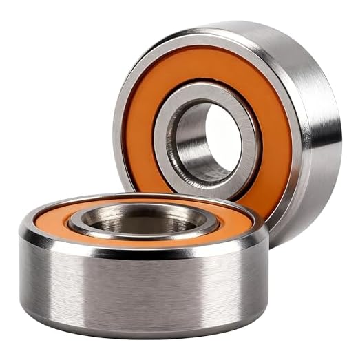 AXK 2PCS/Set Ceramic Bearing SMR115-2RS CB (5X11X4mm) & S623-2RS CB (3x10x4mm) Stainless Steel Hybrid Ceramic Ball Bearing for Fishing Reel