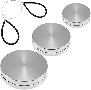 Töpferei-Trimmwerkzeug-Set mit 3 Drehspinnern aus Aluminiumlegierung (29,5 mm/37,5 mm/44,5 mm) und Tonschneidedraht, ergonomische Handwerkzeuge für Keramikkünstler