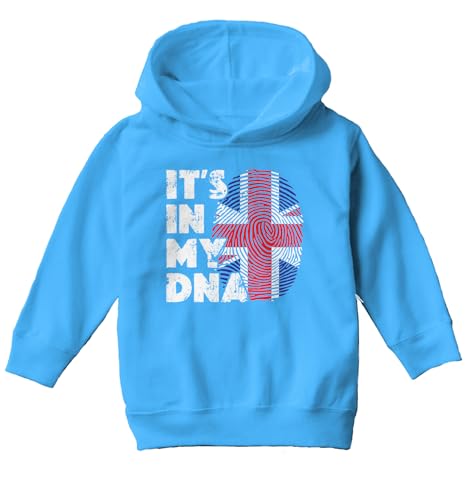 Haase Unlimited Its In My DNA Great Britain Finger Print Toddler/Youth Fleece Hoodie2