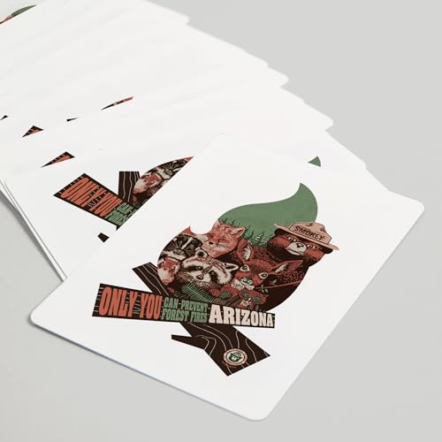 Lantern Press Naipes Poker Smokey Bear y Criaturas miniatura 5