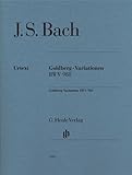  Goldberg-Variationen BWV 988; Urtextausgabe ohne Fingersatz (G. Henle Urtext-Ausgabe)