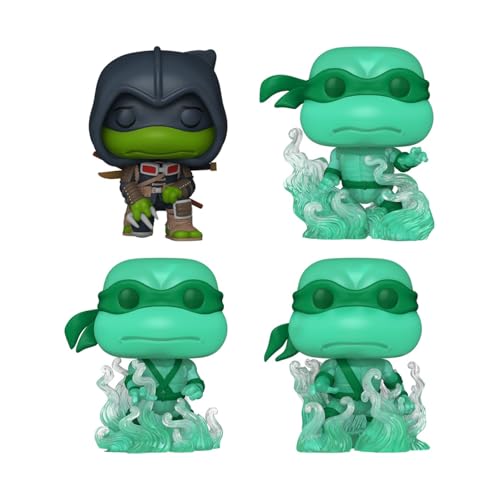 Funko Pop! Comics: Teenage Mutant Ninja Turtles: The Last Ronin - Michelangelo, Raphael, Leonardo, Donatello, 4-Pack, Amazon Exclusive