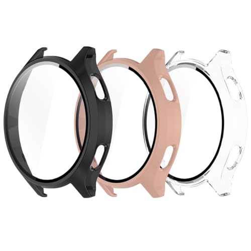 Micteney 3-Packs Screen Protector Case for Xiaomi Watch 2, Case Compatible with Xiaomi Watch 2 (Black+Silver+Blue) by Micteney - Used condition - CA$6.69