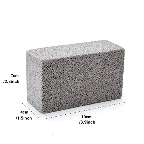 Ajmyonsp Griddle Cleaning Brick Block Heavy Duty Grill Cleaning Stone Bricks Flat Top Cookers Stone Griddle Scrubber Cleaner 3 Pack - Thumbnail 3
