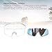 RiToEasysports Cycling Sunglasses, Windproof Sport Goggles with Color Changing Lens Bike Eyewear for Cyclists Runners Fishermen Skiers