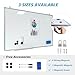 Magnetic Writeboard 18X24 Dry Erase Board Hanging & Wall Mounted Whiteboard S Aluminium Frame Message Boards for Home, School, Office, Kitchen