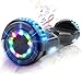 Colorway Hoverboards Scooter Elettrico Auto Bilanciamento Hover Scooter da 6,5" Pollici con Potente Doppio Motore e LED E-Skateboard