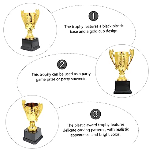 LIOOBO 3 Peças Troféu Decoração De Casa Recompensas Vencedoras Prêmios Competição Prêmio Troféus E M