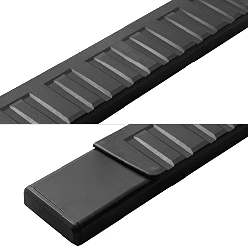 Climwa 6 Inches Regular Running Boards Compatible With 2007-2018 Chevy Silverado/Gmc Sierra 1500 ; 2007-2019 2500/3500 Regular/Standard/Single Cab Side Steps Nerf Bars Black #TOP7