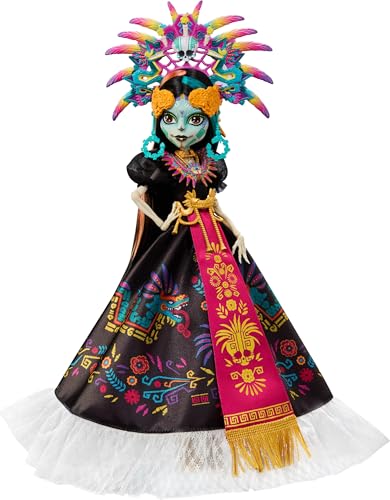 Muñeca Skelita Calaveras Día de Muertos 2025 miniatura 6