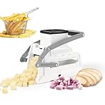 Starfrit Pro Fry Cutter & Cuber - 3-in-1 - Homemade French Fries - Slices, Dices, Cubes Potatoes & Vegetables