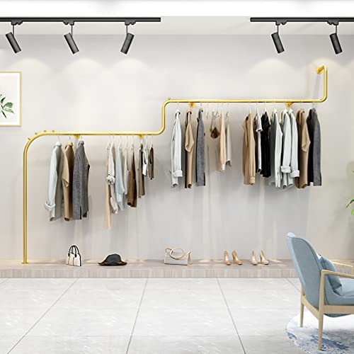 Présentoir créatif doré pour boutique à grande capacité 250cm