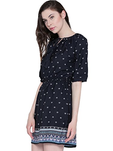 Image of Sera Fushia Patterned Shift Dress