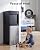 Euhomy 4-in-1 Water Dispenser with Ice Maker, Bottom-Loading Water Cooler Hot and Cold, Fits 3 & 5 Gallons, 33 lbs per Day Ice Production, Childproof Lock, for Home Office Kitchen, Black