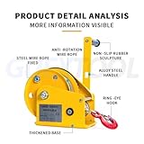 Zoom IMG-2 sbcgfy argano manuale con fune Zoom IMG-2 sbcgfy argano manuale con fune