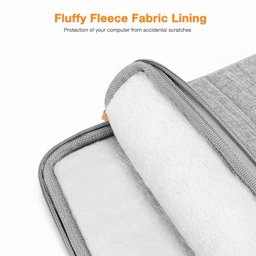 MOSISO Laptop Shoulder Bag, 15.6 inch Computer Bag Compatible with MacBook 16 inch, HP, Dell, Lenovo, Asus, Razer Notebook, Quilted Messenger Briefcase with Front Horizontal Pocket & Strap, Gray3