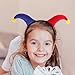 Vaguelly Halloween Clown Headband Clown Theme Hair Accessory for Parties Stage and Festivals Fun and Playful Headdress for All Ages