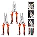 Atlodas 10 in 1 Hand Tool Multifunct Wire Stripper, Multifunction Wire Plier Tool, Multifunctional Wire Stripping Crimping Tool, Multi-Purpose Professional Wire Stripping Tool (3 pcs)