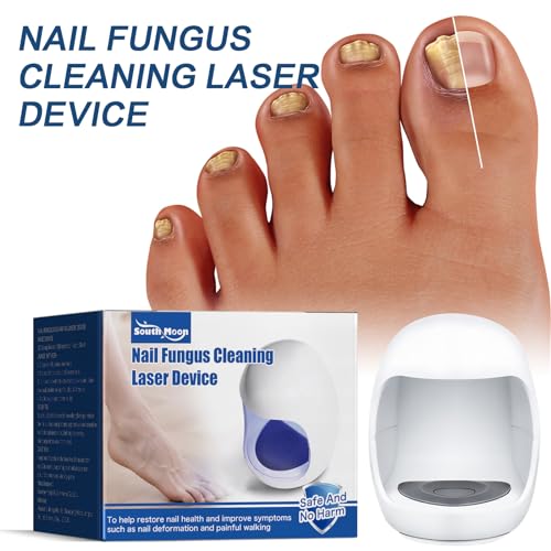 BHCASE Dispositivo de terapia de luz para fungos nas unhas, lua do sul, lâmpada para tratamento de f
