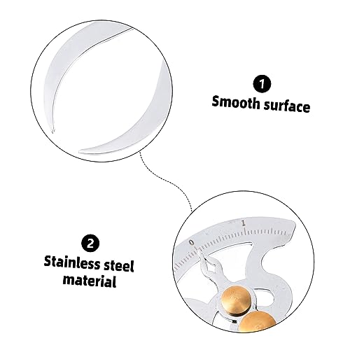 MAGICLULU Calibrador de brechas de acero inoxidable, portátil para medición de diámetros interiores y exteriores, herramienta de medición de grosor desmontable para proyectos de bricolaje miniatura 6