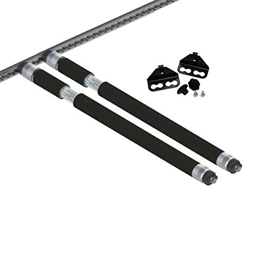 Airline-Beam - Sperrbalken für Airlineschienen 1100-1550 mm - 2er Set inklusive Parkhalterung
