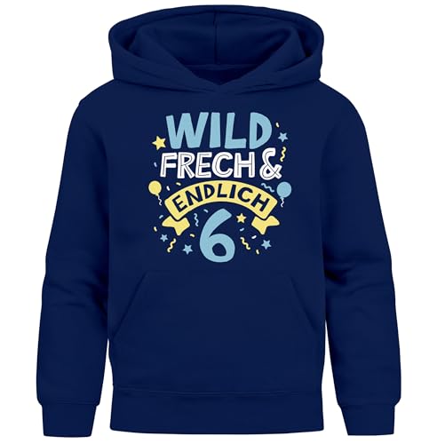 Sweat à capuche garçon 6 ans avec inscription originale