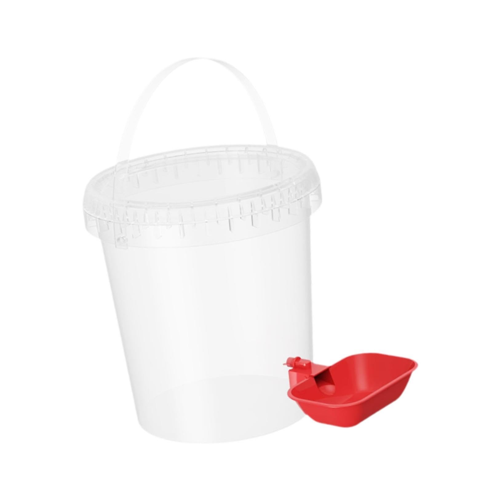 Distributeur d'eau pour animaux de compagnie amovible avec seau automatique de 10l chats et oies
