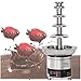 5-Poziomowa Fontanna Czekoladowa Duże Zestawy Do Fondue Elektryczna Fontanna Czekoladowa Z Regulacją Temperatury Na Wesele I Urodziny