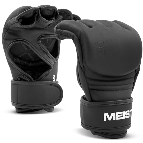 Gants de MMA 113,4 g Meister pré-courbés pour lutte et frappe