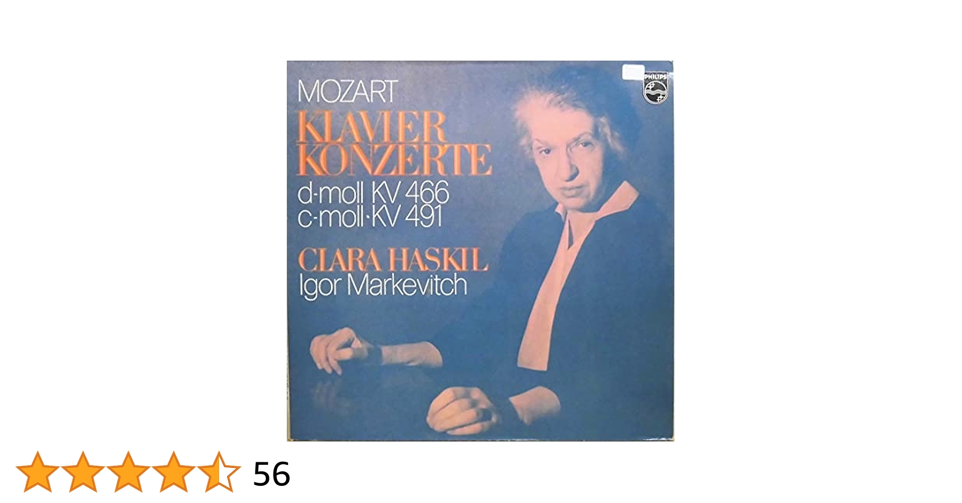 Amazon | Mozart : Piano Concerto No.20, No.24 / Clara Haskil
