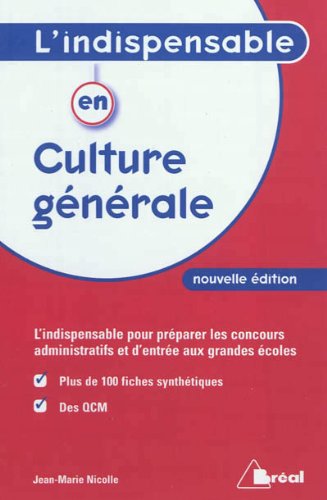  L'Indispensable en Culture Generale Livre PDF Gratuit