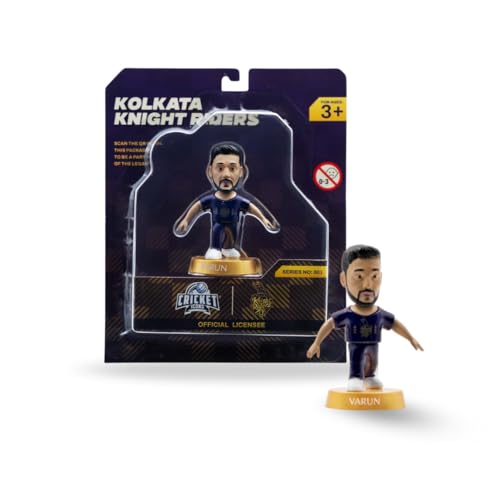 Image of Action Figure, 3 Inch Varun Chakaravarthy | IPL Edition, 360 Rotatable Head, For Fans & Collectors