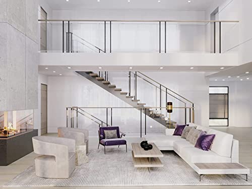 Rayhil 4-Inch Square Led Downlight Retrofit, 10W 12V Low Voltage Gu5.3 Mr16 Base, 3000K/3500K/4000K Temperature Selectable, Led Retrofit Recessed Lighting Fixture, 1000Lm, Non-Dimmable, Wet & Etl #TOP4