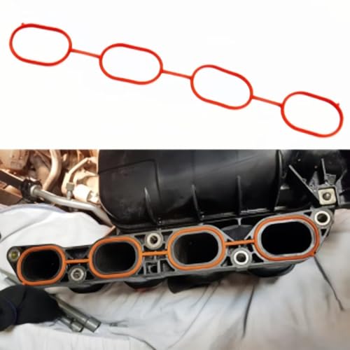 Image of Intake Manifold Gasket for Toyota Corolla Matrix 2003-2008 Replace 17171-22060 Engine Intake Seal