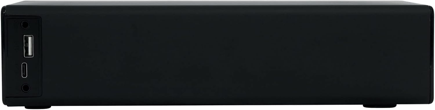 Side view of Technical Pro UHFBAR showing USB and Aux ports
