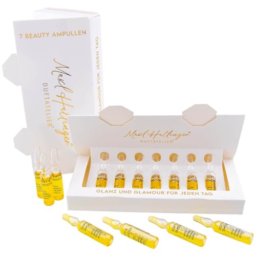 Hallingers Soft & Smooth – Juego de 7 ampollas Beauty – Maxl Hallinger – Frasco perfumado con suero de alta calidad (juego) – Regalo en verano y como regalo perfecto para barbacoa | Cumpleaños