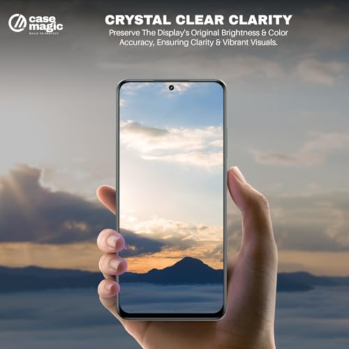 Image of case-magic Pack of 2 Tempered Glass for REALME C55 4G /C63 5G /C65 5G /C67 4G /5G / 11X5G / 12X5G / 12 LITE 5G /135G / V50 5G / V50S 5G / V60 / V60S 5G| Screen Protector for REALME NARZO 60X 5G /70X5G / N55 /N65 5G