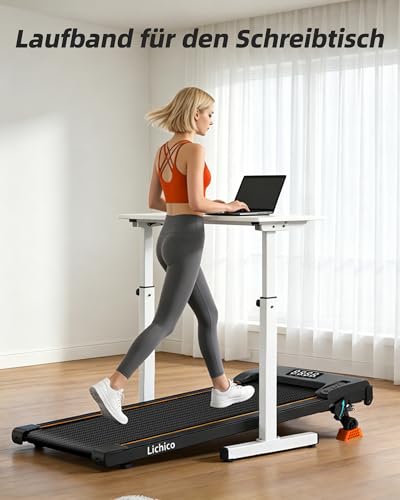 Lichico Walking Pad mit 0-12% Steigung 6 km/h, Laufband für Zuhause Klein - 6