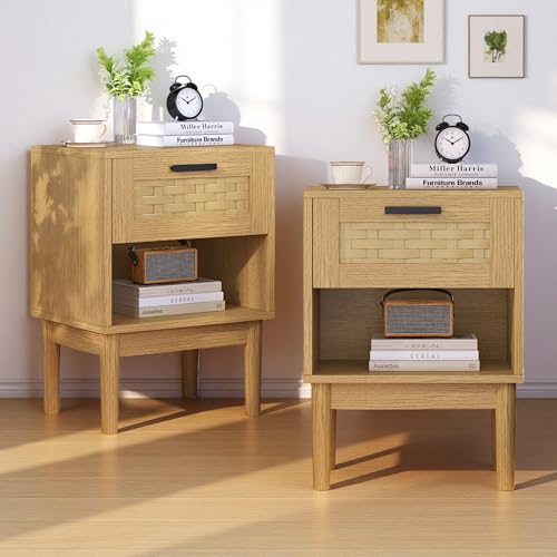 Juego de 2 mesitas de noche mesa auxiliar