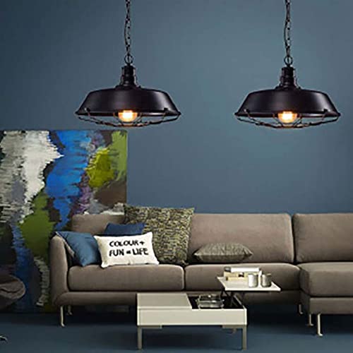 Lampe murale rétro de fer forgé E27 style industriel pour café et salon - 5