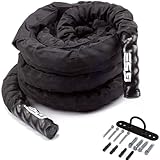 GSE Games & Sports Expert Gym Battle Rope, Heavy Workout Battle Ropes for Indoor & Outdoor Workout, Exercise Ropes for Strength Training - 30 Feet