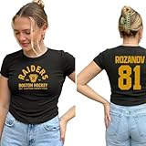 Ilya Rozanov Boston Raiders Tee | Heated Rivalry Inspired Shirt | Queer Hockey Romance Graphic Tee Hudson Williams Connor Storrie Baby Tee Multi