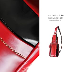 Amazon | [デイズアート] ボディバッグ レザー メンズ 本革 イタリアン