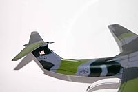 Vista 6 de Lockheed Martin® C-141B Starlifter, comando militar de puente aéreo MAC, modelo de escala de caoba de 18 pulgadas