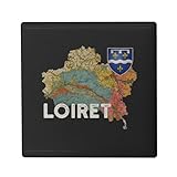 DÉCORATION UTILE : Joignez l'utile à l'agréable. En plus d'habiller votre frigo avec le design Loiret 45 Departement Orléans Carte Ancienne Centre, cet aimant est suffisamment puissant pour maintenir vos listes de courses, photos, cartes postales ou dessins d'enfants bien en vue.