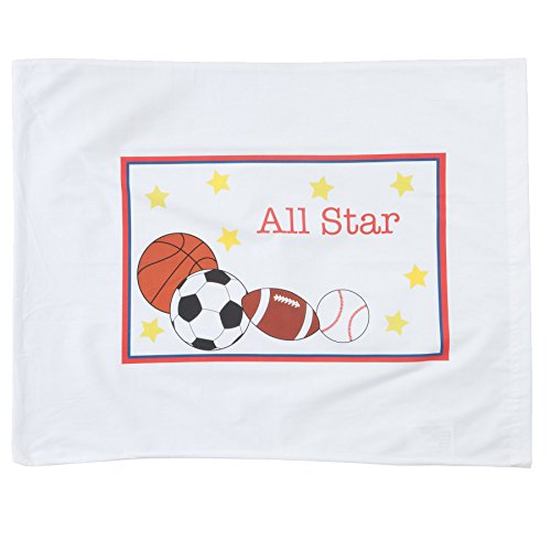 Custom All Star Sports Pillowcase, Standard Size, Kids Bedroom Décor