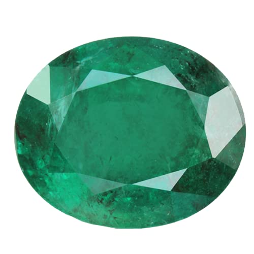 Gemme émeraude colombienne de 6,45 carats non chauffée